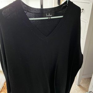 Black Lulu's Batwing Sweater